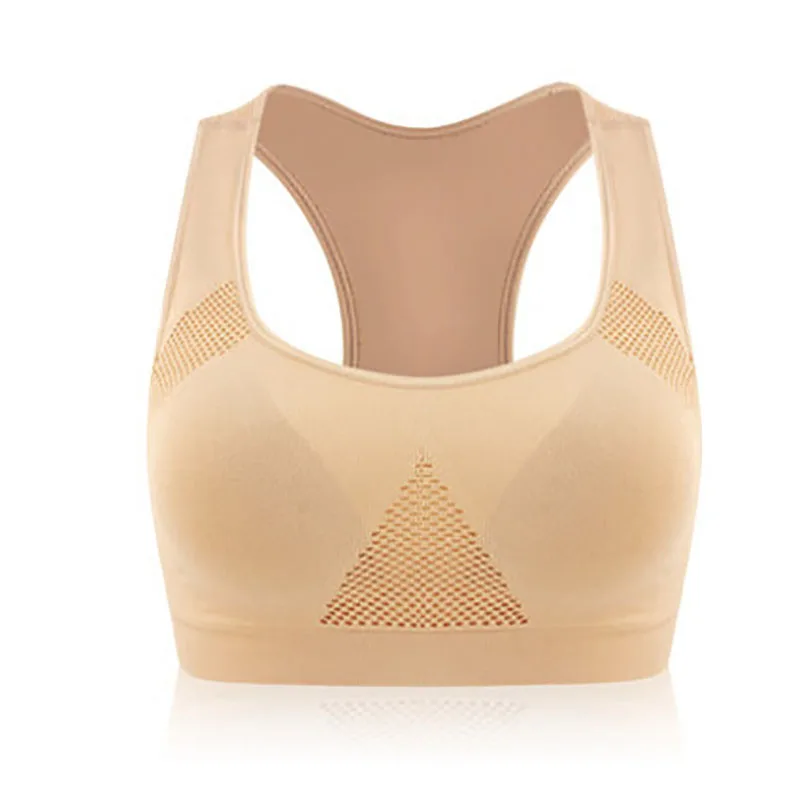 Sanderala женский спортивный бюстгальтер размера плюс без подкладки бесшовное пуш ап