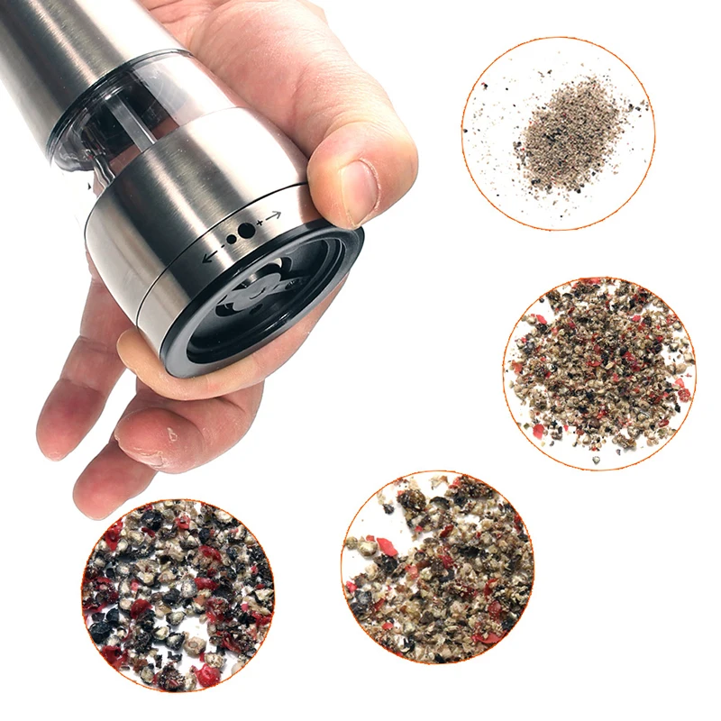 Домашняя электрическая мельница для перца западный ресторан на батарейках