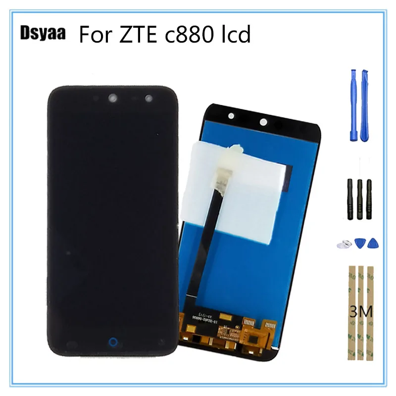 Высококачественный ЖК дисплей для zte Blade A1 C880U C880 C880D C880S с сенсорным экраном