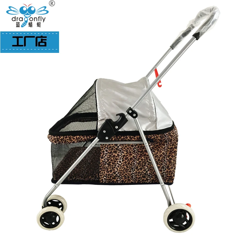 

Pet stroller cat stroller dog cart light portable folding small Teddy outdoor travel pet car