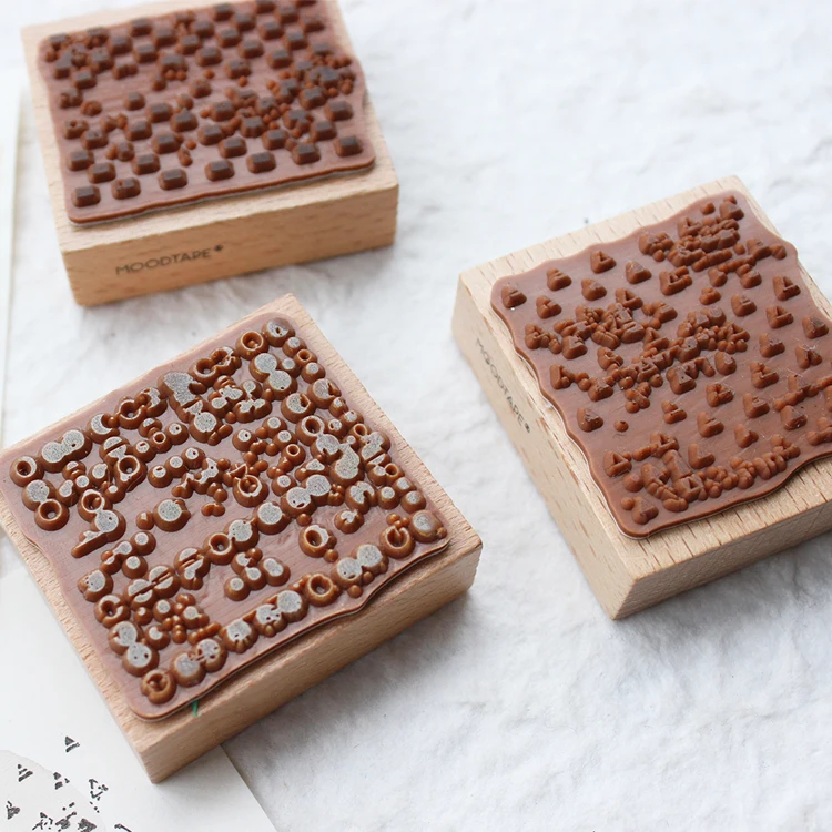 moodtape vintage wood clear stamp for DIY scrapbooking/photo album Decorative stamp vegetation plant rubber stamp seal
