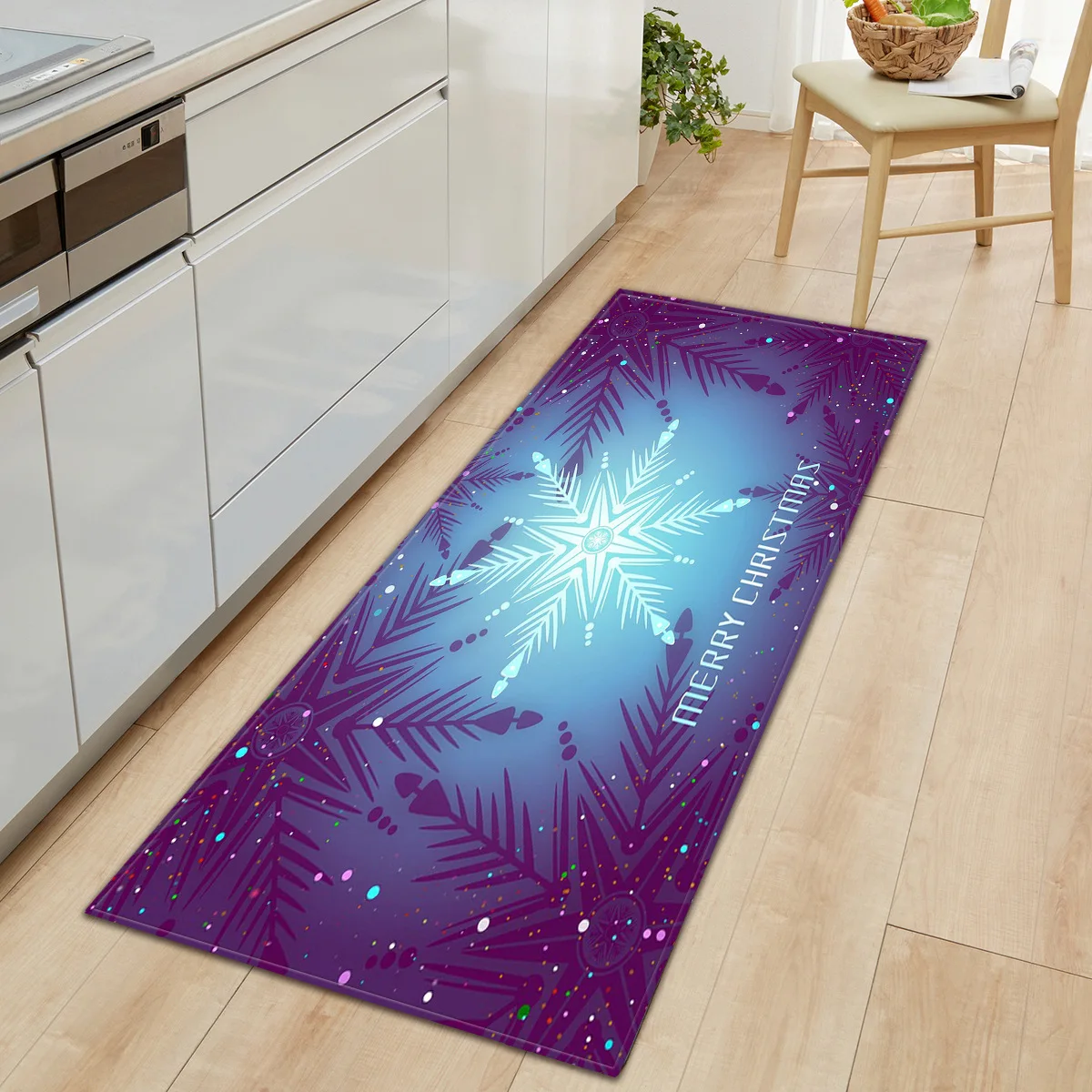 Zeegle коврик с рождественским дизайном кухонный ковер Длинный Прямоугольный