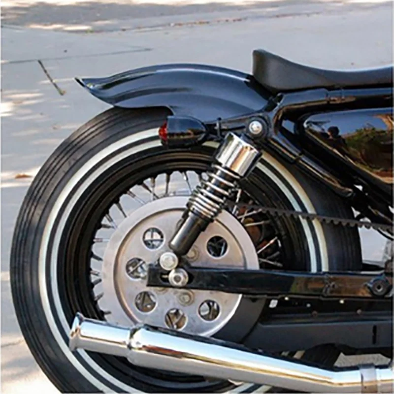 

Задний брызговик мотоцикла, Корпус зеркала от дождя пластиковый, подходит для Harley-Davidson 883 XL1200 модифицированные Брызговики MB-WE001