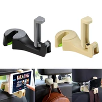 car headrest phone holder mount hook multifunctional seat hanger for bag cloth grocery hanging auto accessories