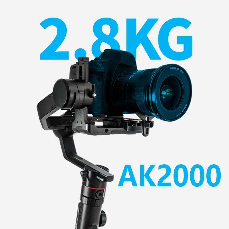 3 осевой Стабилизатор камеры FeiyuTech AK2000 Ручной 2 8 кг полезная нагрузка для Sony Canon