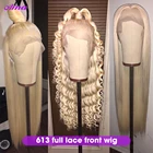 Парик без клея на полной сетке, парик из прямых человеческих волос, блонд, парик на полной сетке 613 HD, прозрачный парик на сетке спереди