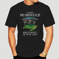 flat earth society turtle elephants stay on the turtle shirt 0920a
