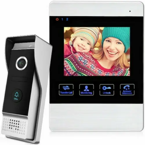 Проводная 4 дюймовая мини сенсорная кнопка для записи ЖК видео домофон дверной