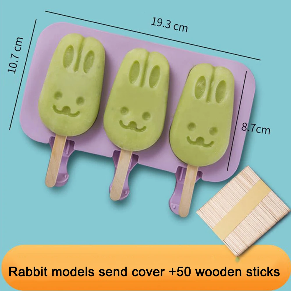

DIY Ice cream mold silicon Household homemade Ice cube maker Popsicle mold Summer freezer mold ice cube tray ice silicone model