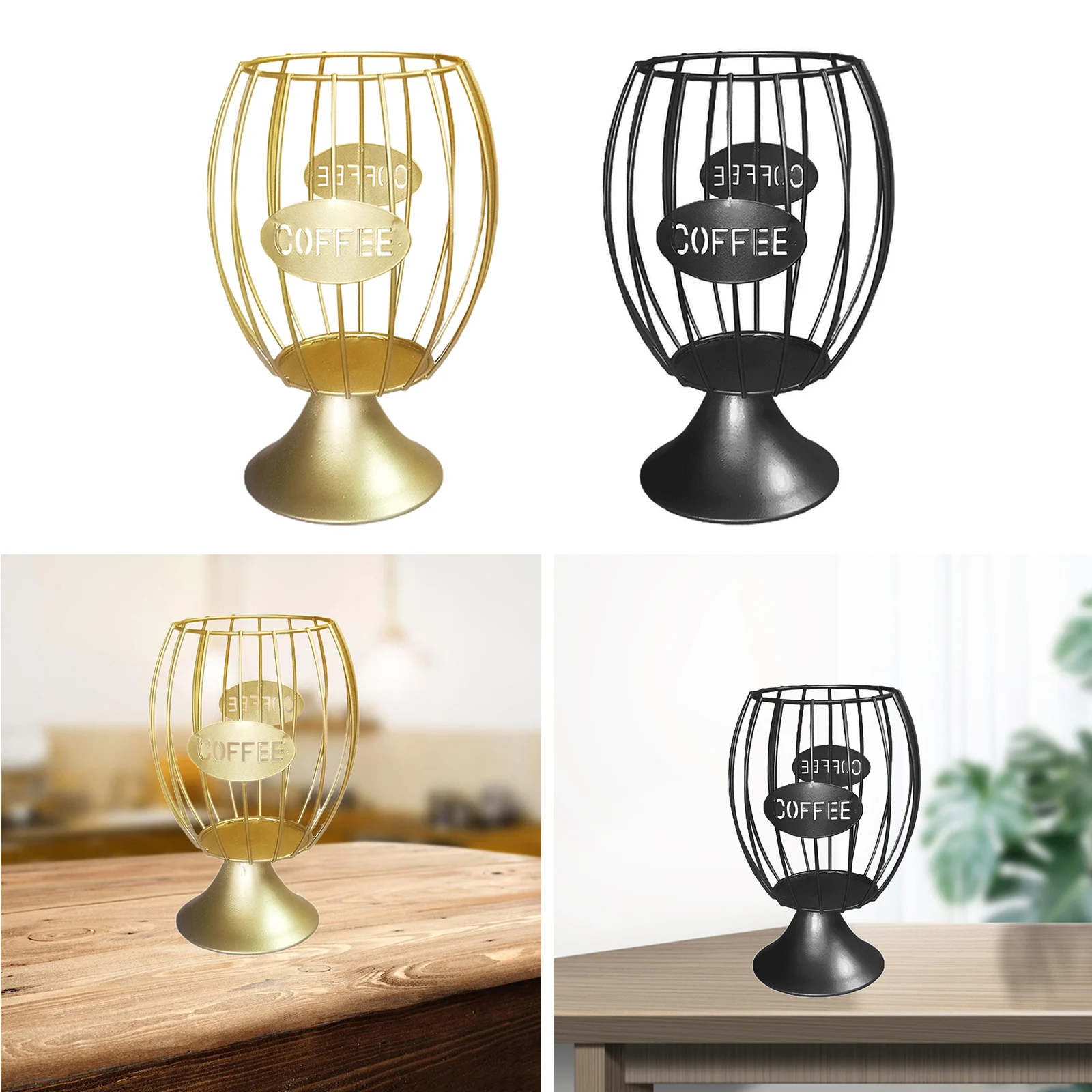 

Держатель для кофейных капсул, аксессуары большой емкости, элегантный декоративный органайзер для Kcup