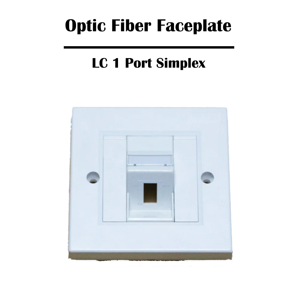 1 порт/2 порта s LC Лицевая панель оптического волокна Simplex FTTH сетевой адаптер FTTD