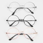 Очки для близорукости для мужчин и женщин, винтажные металлические круглые ультралегкие гибкие полимерные очки с диоптриями-1,00 -4,0 Для Ухода За Зрением