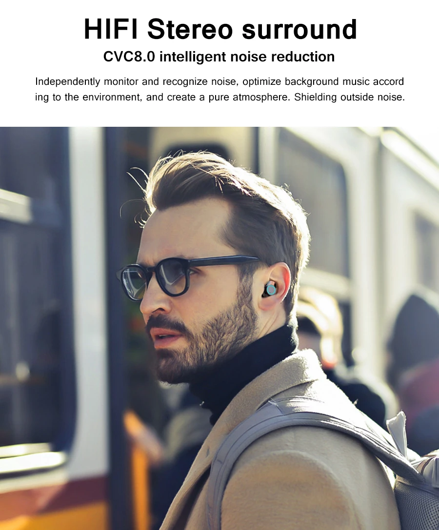 Bluetooth наушники G06 TWS с глянцевым внешним видом 9D бас объемный водонепроницаемый гарнитура удобные безболезненные беспроводные наушники