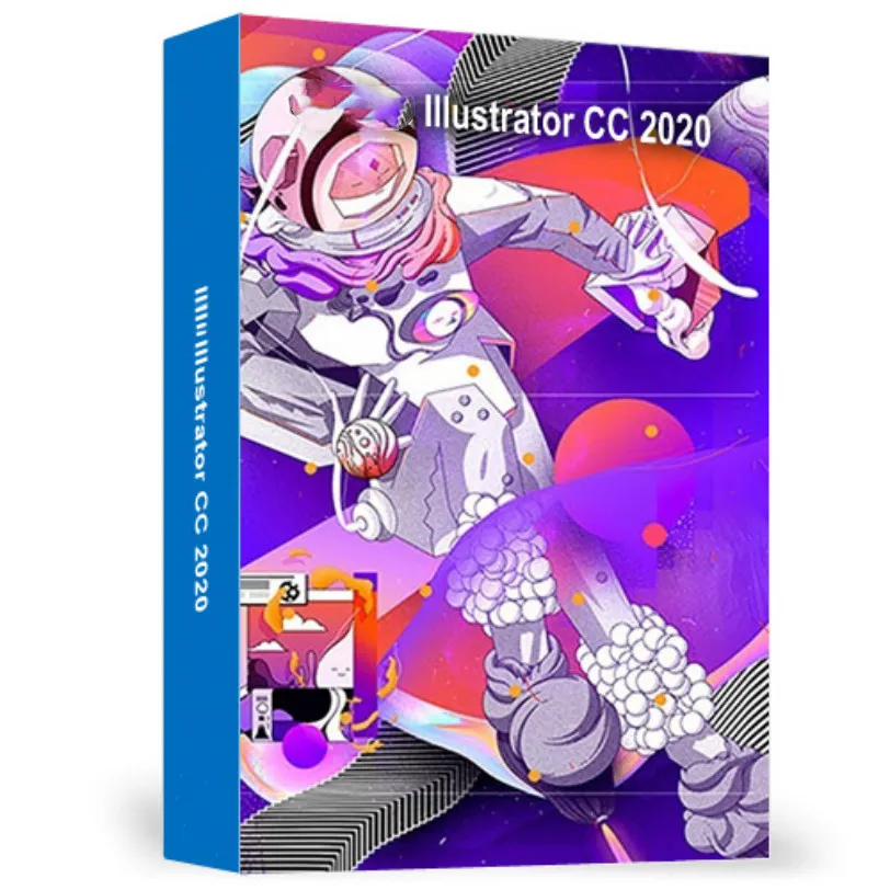 

Illustrator 2020 Vector Graphics Processing Software Support Win/Mac System, Book