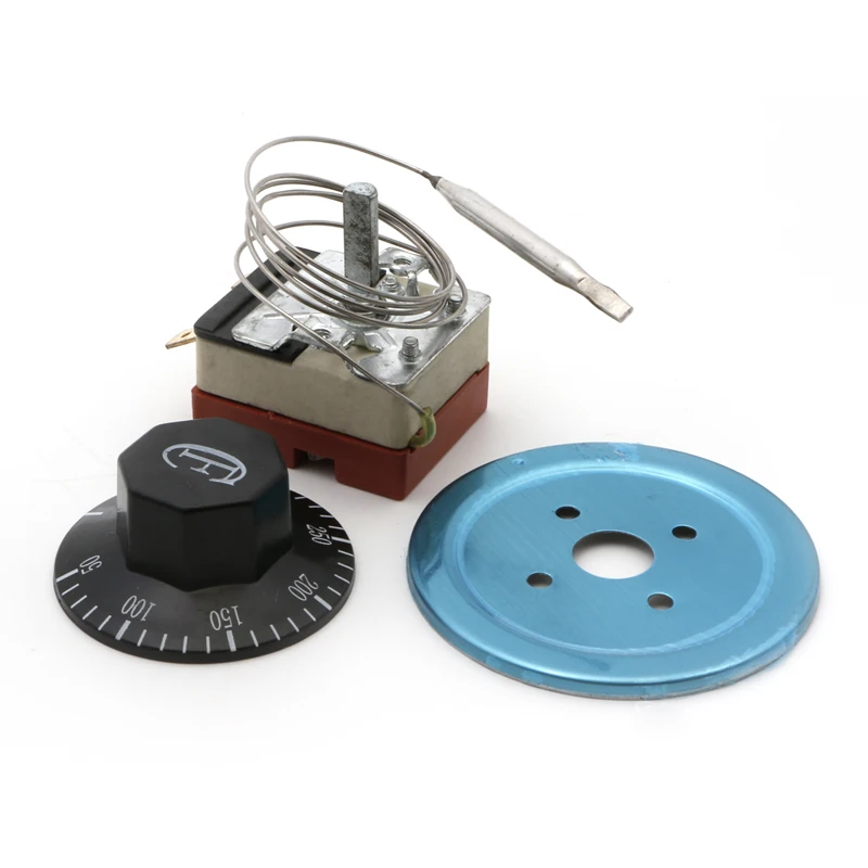 

Dial Thermostat Temperature Control Switch For Electric Oven AC 220V 16A 50-300C Degree 10166