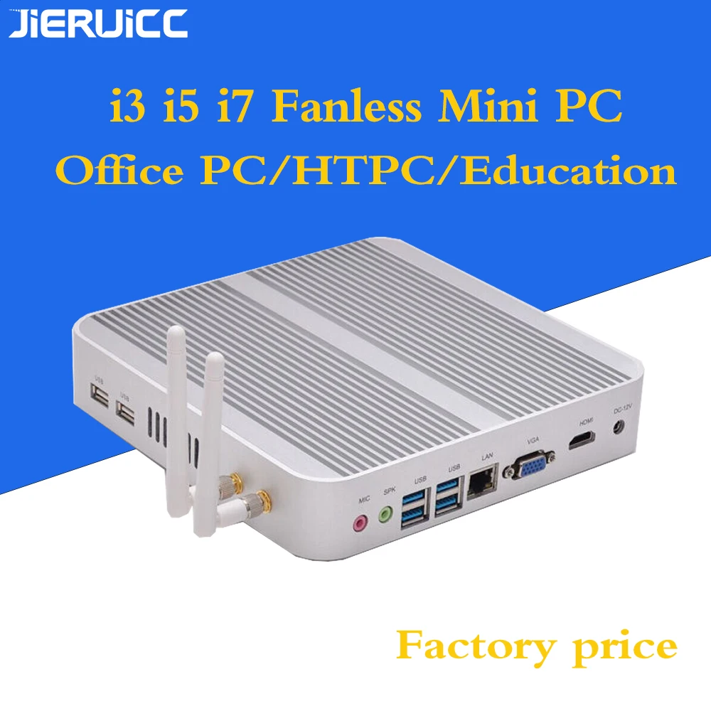 4K HTPC мини ПК Windows 10 Nuc компьютер Barebone мини ПК I5 4200u, i5 5200u, i7 4500u Макс 16G