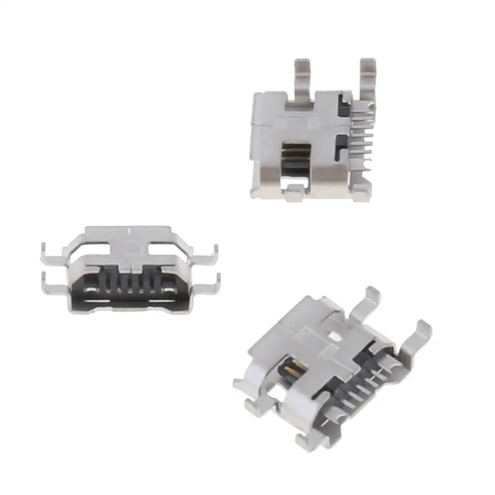 10 шт. Micro USB Type B 5 контактный разъем SMD 4 Штекерный DIP|Соединители| |
