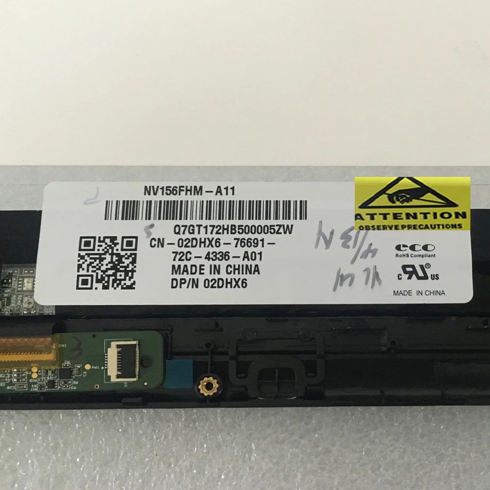 Оригинальный сенсорный ЖК-экран для Dell Inspiron 15 7568 7558 6 FHD DP/N 02DHX6 | Компьютеры и офис