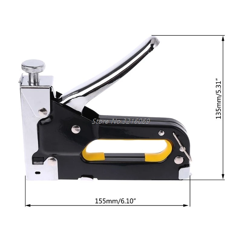 

Heavy Duty Hand Multitool Nail Staple Gun Furniture Stapler Nailers Rivet Tool Dropship