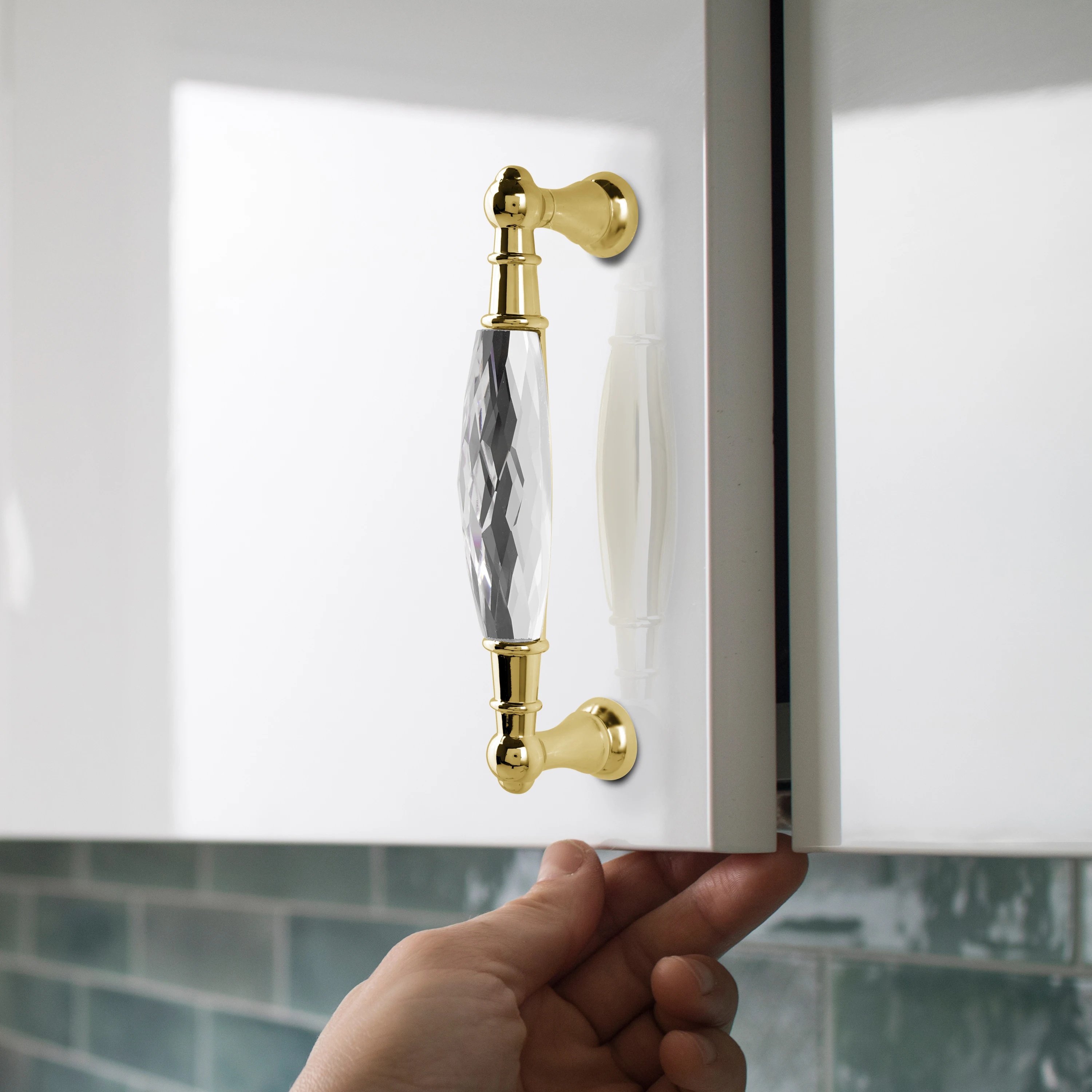 10 pieceslot wardrobe cabinet kitchen pull handle crystal handles for furniture crystal knobs drawer gold home decoration free global shipping