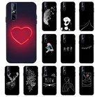 Чехол для Vivo V15 Pro V11 V9 Y81, 3D Модный черный мягкий Силиконовый ТПУ чехол-накладка для телефона Vivo U10 U17 U3X, сумка
