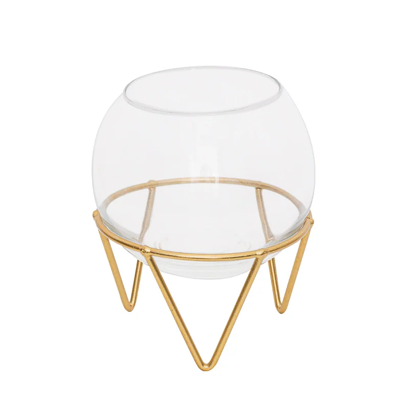 Геометрические креативные Роскошные подсвечники стеклянные современные