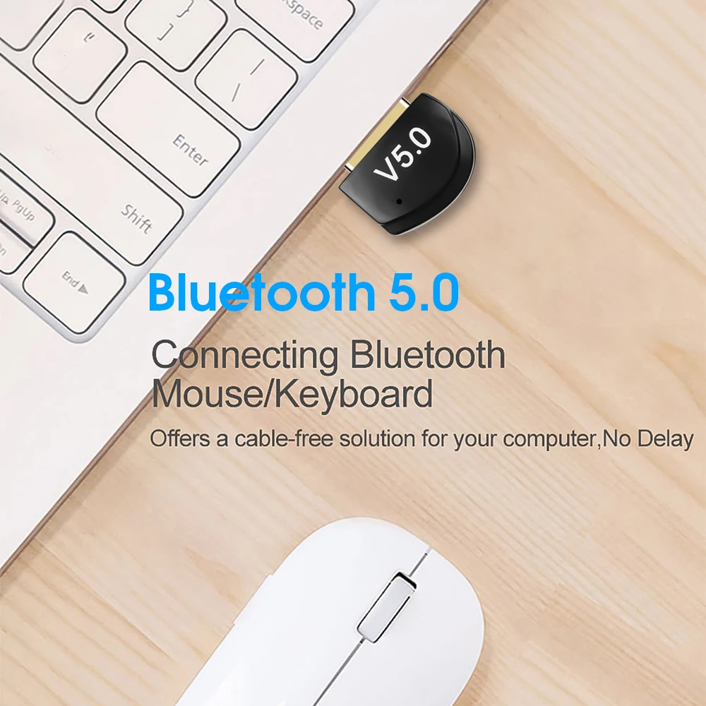 Kebidu Mini BT 5,0 адаптер USB ключ беспроводной USB Bluetooth передатчик 5,0 музыкальный приемник Bluetooth адаптер для компьютера ПК