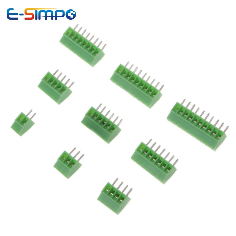5 шт. 2 54 мм разъем провода для pcb 2P 16Pin винт PCB монтируется клеммные блоки