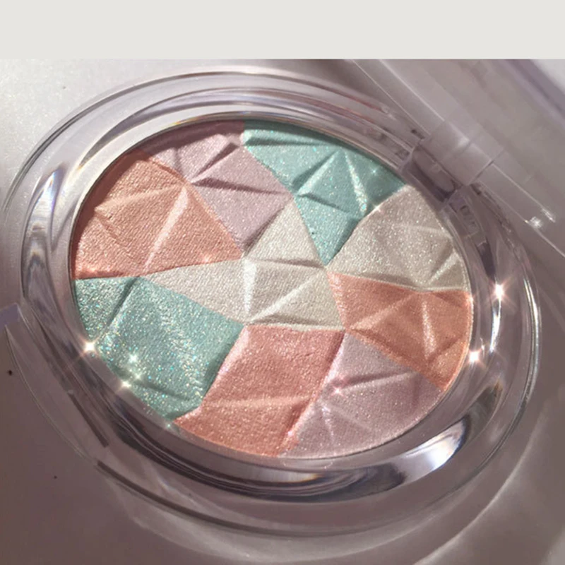 Хайлайтер-Палитра для век тени мерцающие блестящие косметические пигментный