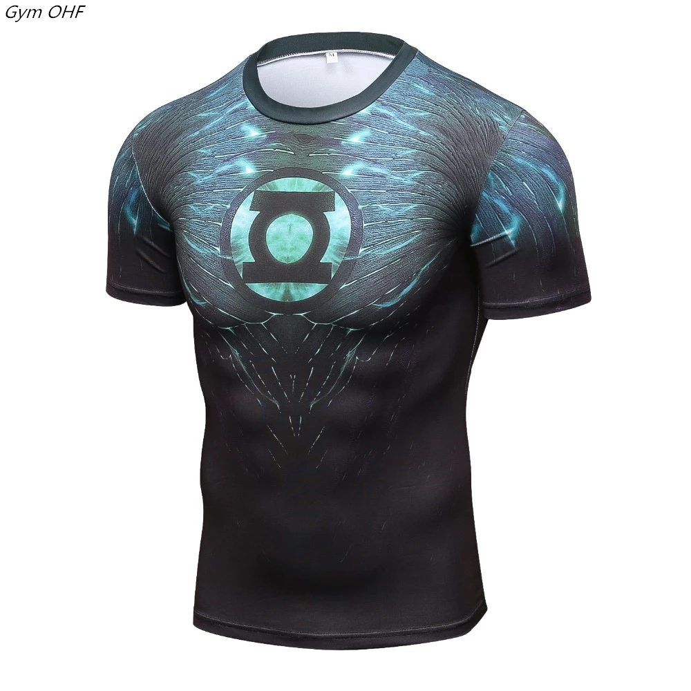 

Футболка для смешанных боевых искусств, футболка Herren Rashguard, Мужская компрессионная футболка с 3D эффектом сухой посадки, мужские футболки дл...