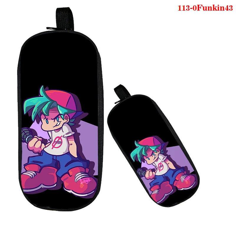 

New Game Friday Night Funkin Pencil Case for Children Double Layer Penbag Student Cartoon High Quality Stationery Bag Pencil Box