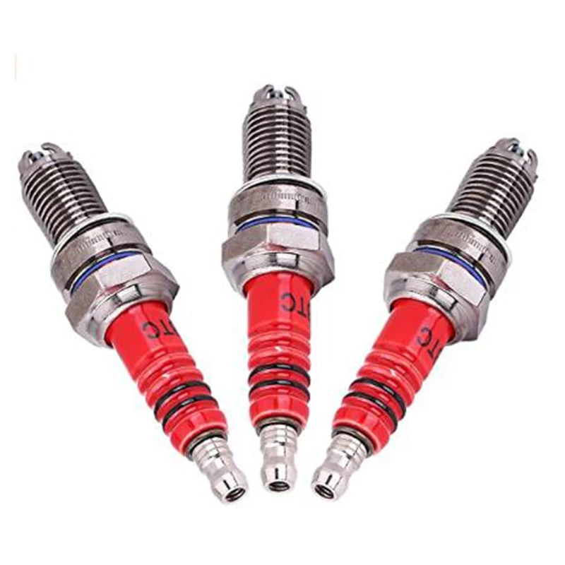 Комплект из 3 предметов 3-электроды свечи зажигания D8TC для 125Cc 150Cc 200Cc 250Cc мотоцикла