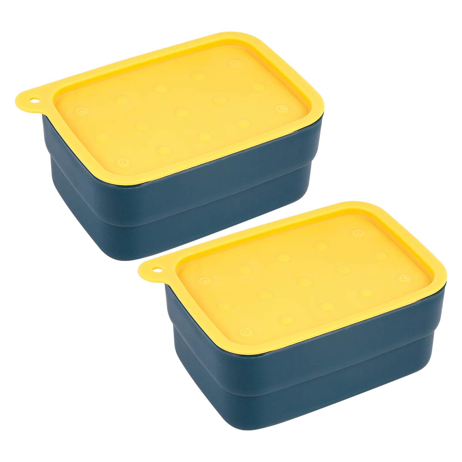 

2pcs Soap Box Soap Case Bathroom Soap Holder Soap Container Bathroom Supply