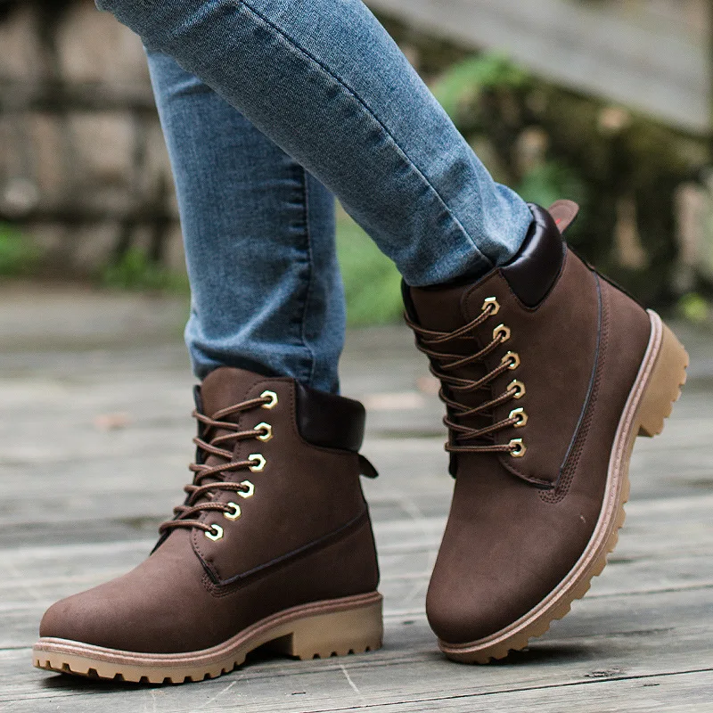 

2019 Ankle Boots Men Winter Boots Motorcycle Style Fur Warm Rubber Snow Boots Men Winter Shoes For Martin Boots Plus Size 45 46