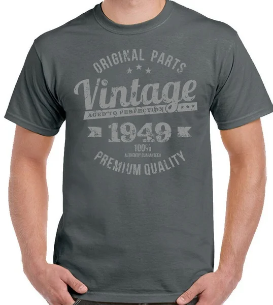 

71st Birthday T-Shirt 1949 Mens 71 Year Old Gift Vintage year Premium Quality