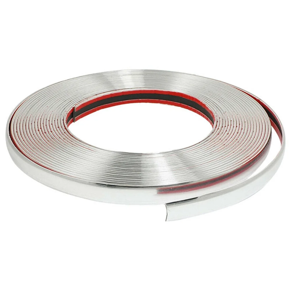 

Guard Molding Strip 15M Flexible Chrome-plated Exterior Line Edge Trim