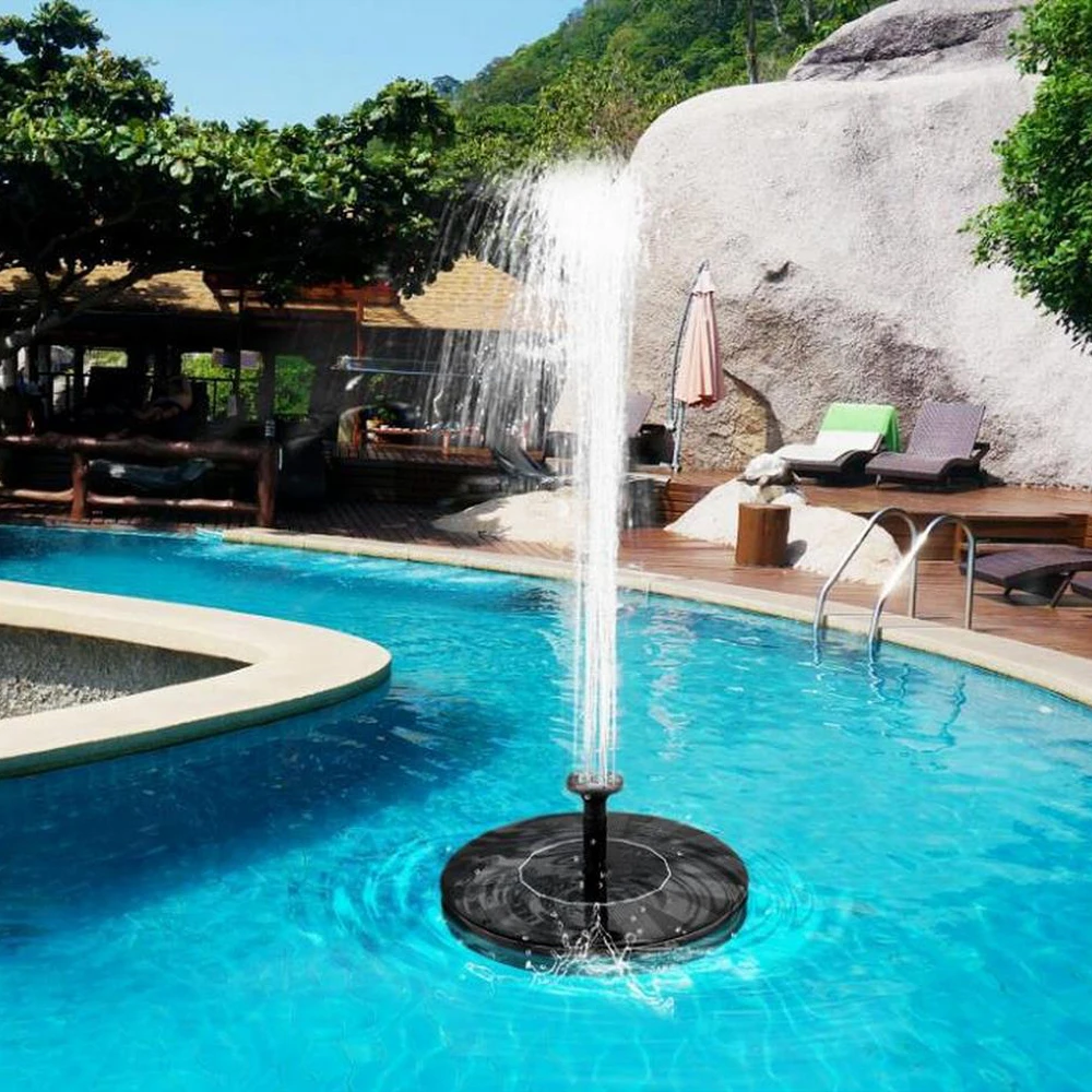 

7W Solar Water Fountain Pool Pond Waterfall Fountain Garden Decoration Outdoor Bird Bath Solar Powered Fountain Floating Water