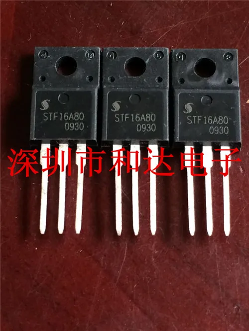 (5 шт.) STF16A80 TO-220F / SVF4N60F 600V 4A / NDF11N50ZG / 2SK4196 K4196 TO-220F