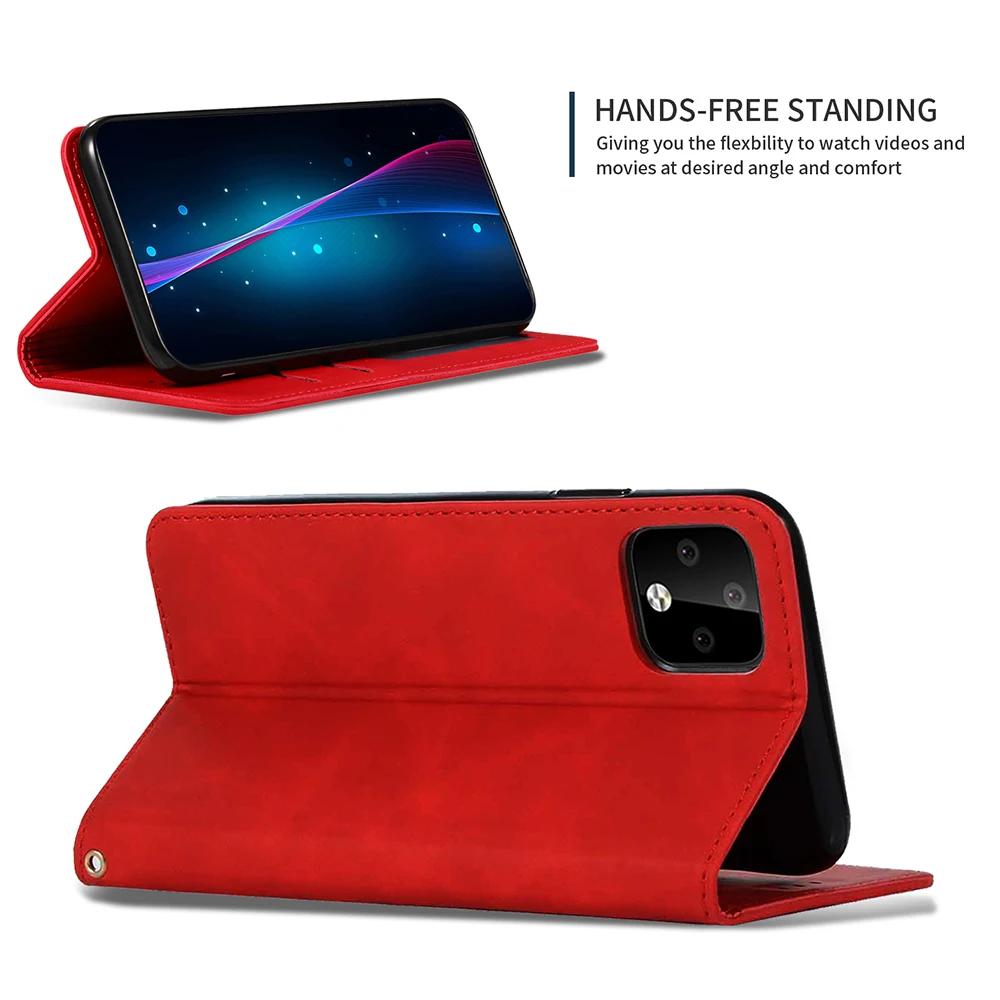 Роскошный винтажный Мягкий чехол из ТПУ для Google Pixel 3 XL 3A 4 PU кожаный в виде