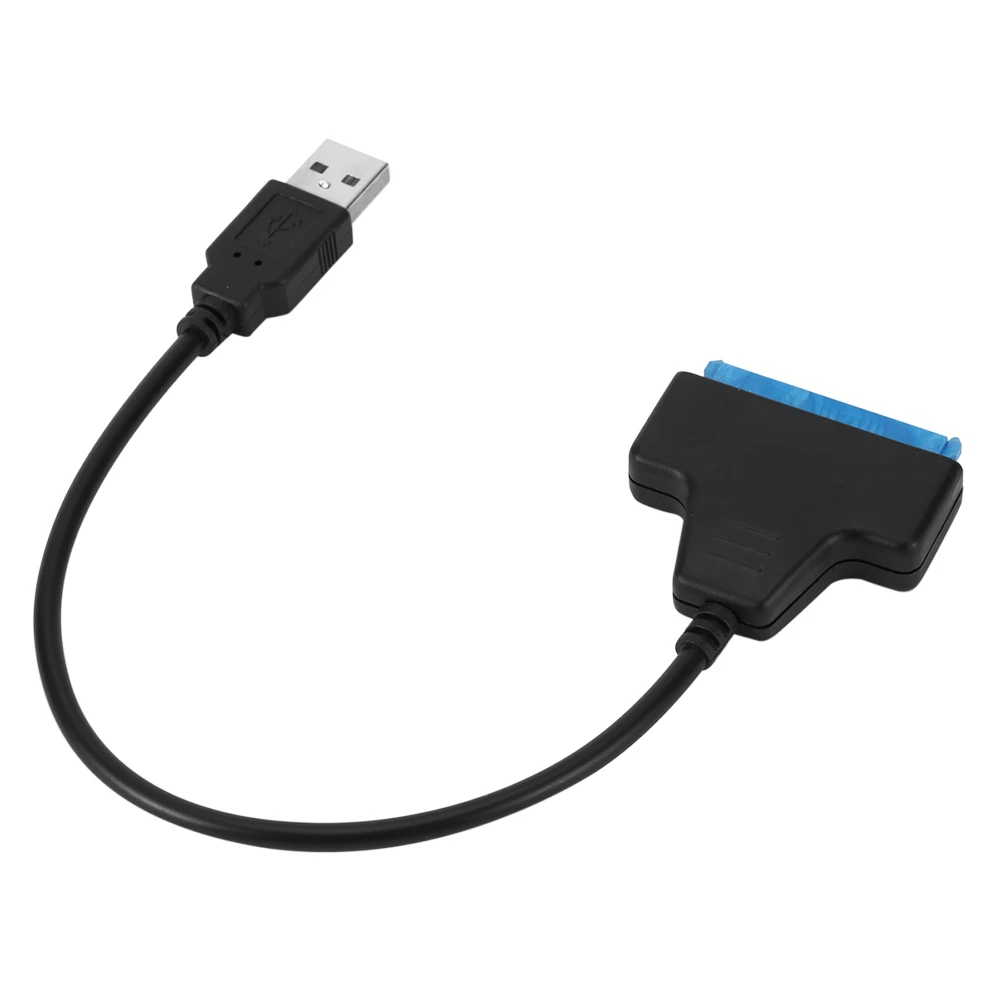 USB 2 0 для SATA 22Pin высокоскоростной 480 Мбит/с внешний адаптер питания медный провод