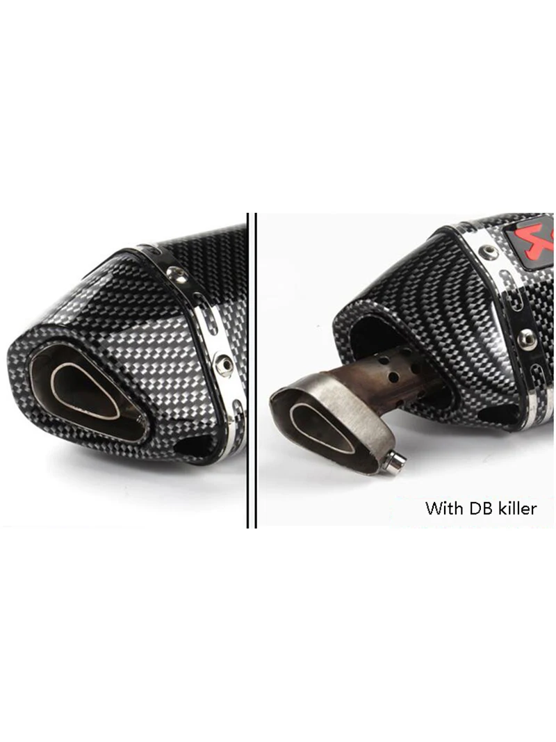 Akrapovic Мотоцикл выхлопная труба глушитель для мотоцикла Escape DB killer для выхлопного мотоцикла Acrapovich Yamaha Xt 600 Benelli Bn302