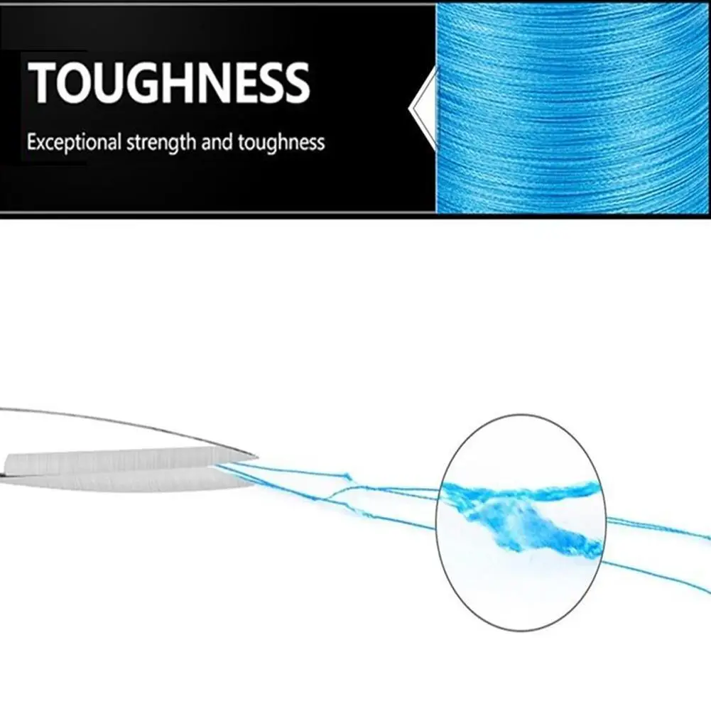9 Strands Weaves Braided 500M/547YD Fishing Line Super Strong PE Line 15LB-70LB Braided Fishing Thread Fishing Line Supplies