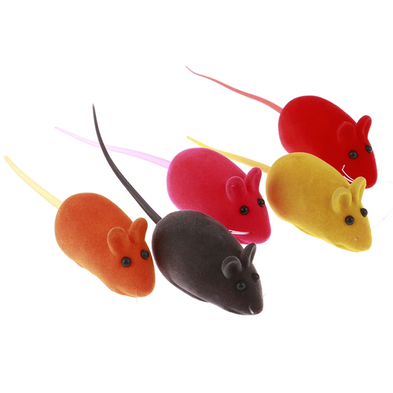 

1PCS Mini Funny Playing Toys For Cats Kitten Interactive Multicolor Creative Funny False Mouse Pet Cat Toys