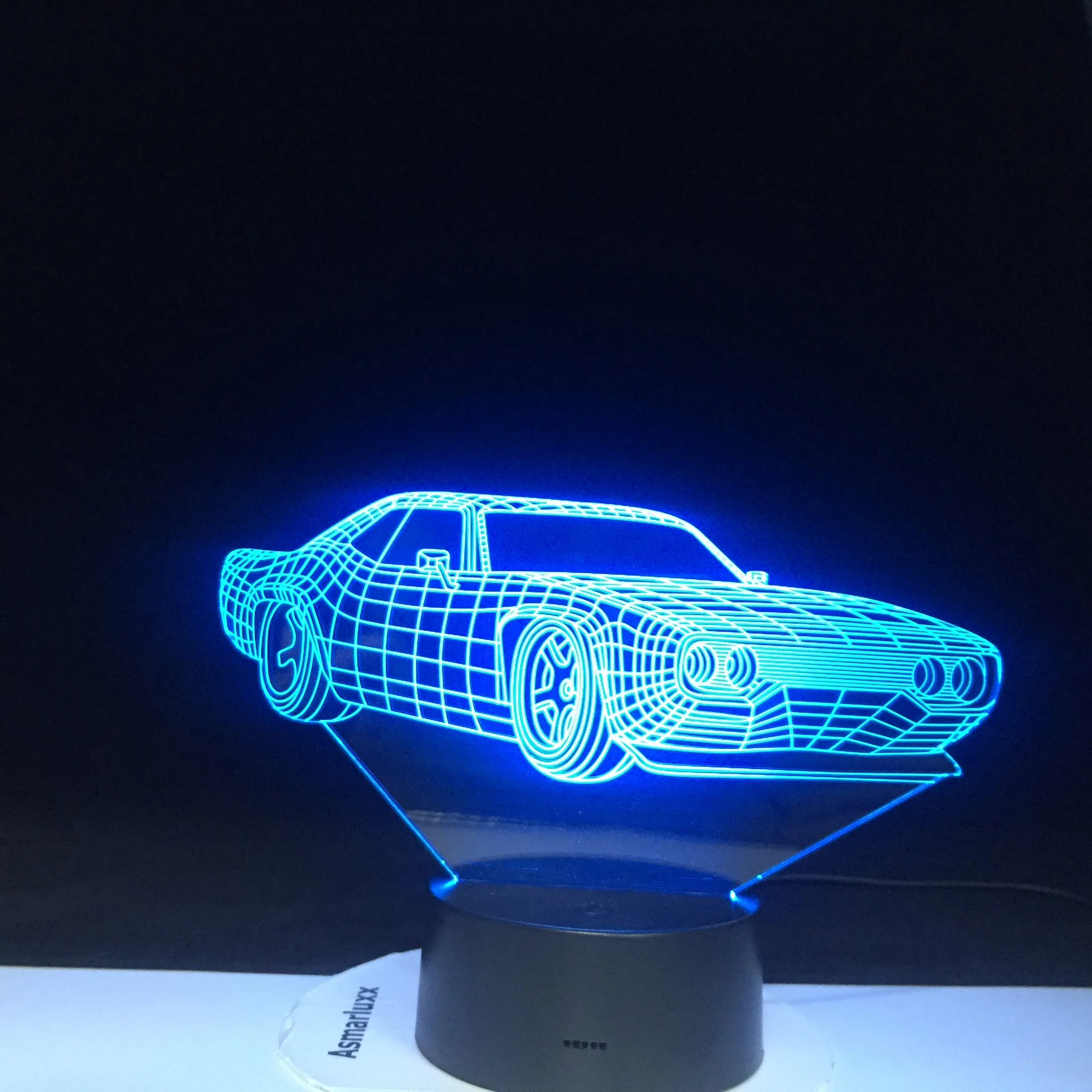 

3D LED Car Shape Night Lights Colors Changing Visual Vehicle Luminaria Table Lamp Sleeping Lighting Home Decor Gifts 1461