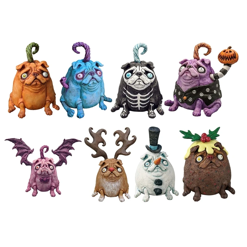 

50LE Trick Toys Resin Halloween Pumpkin Dog Supplies Gift Children Halloween Supplies