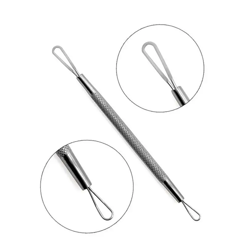 1 шт. игла для акне двухстороннее средство удаления черных точек из нержавеющей