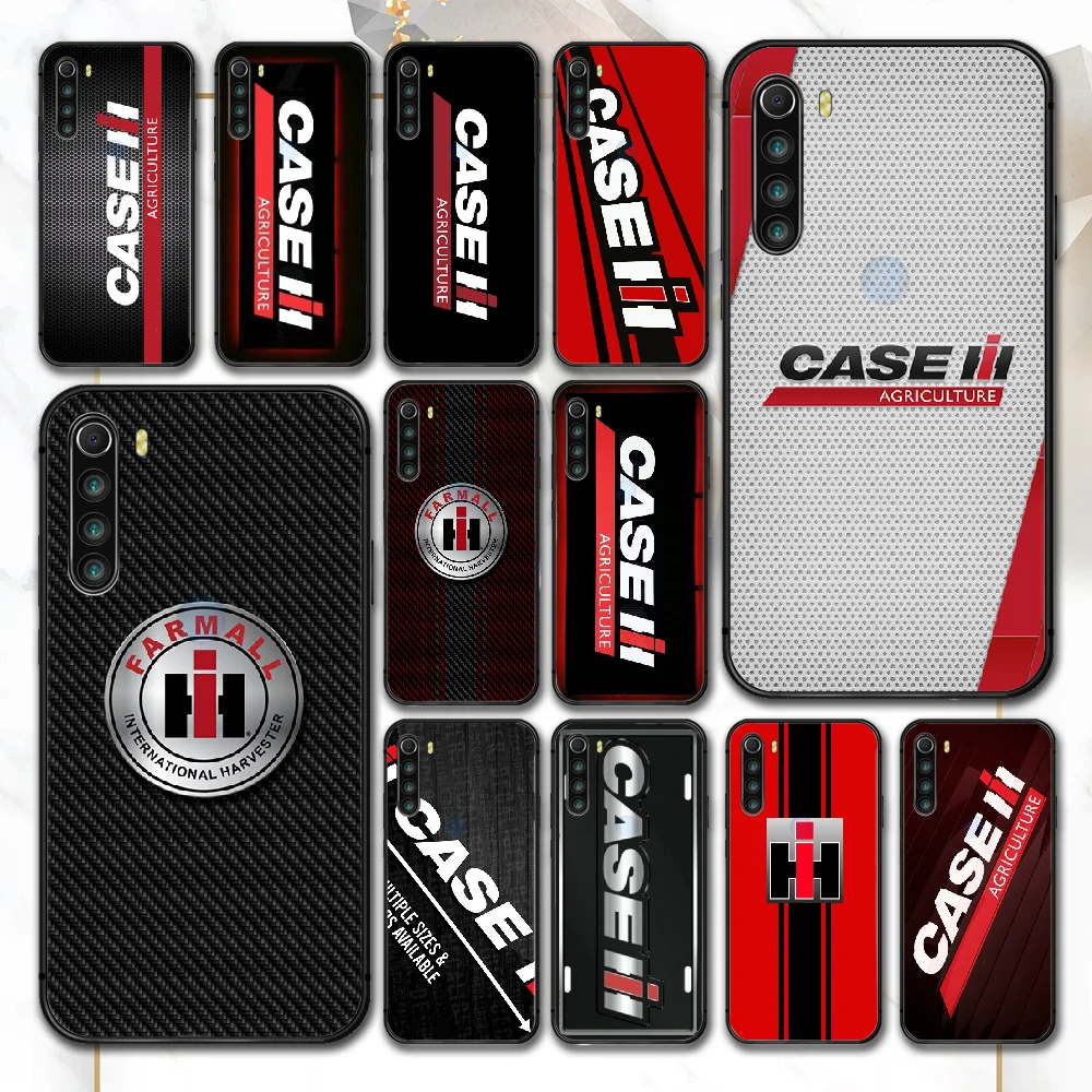 

CASE IH Tractor Phone Case For Xiaomi Redmi Note 7 8 8T 9 9S 4X 7 7A 9A K30 Pro Ultra black Coque Silicone Cell Painting Etui