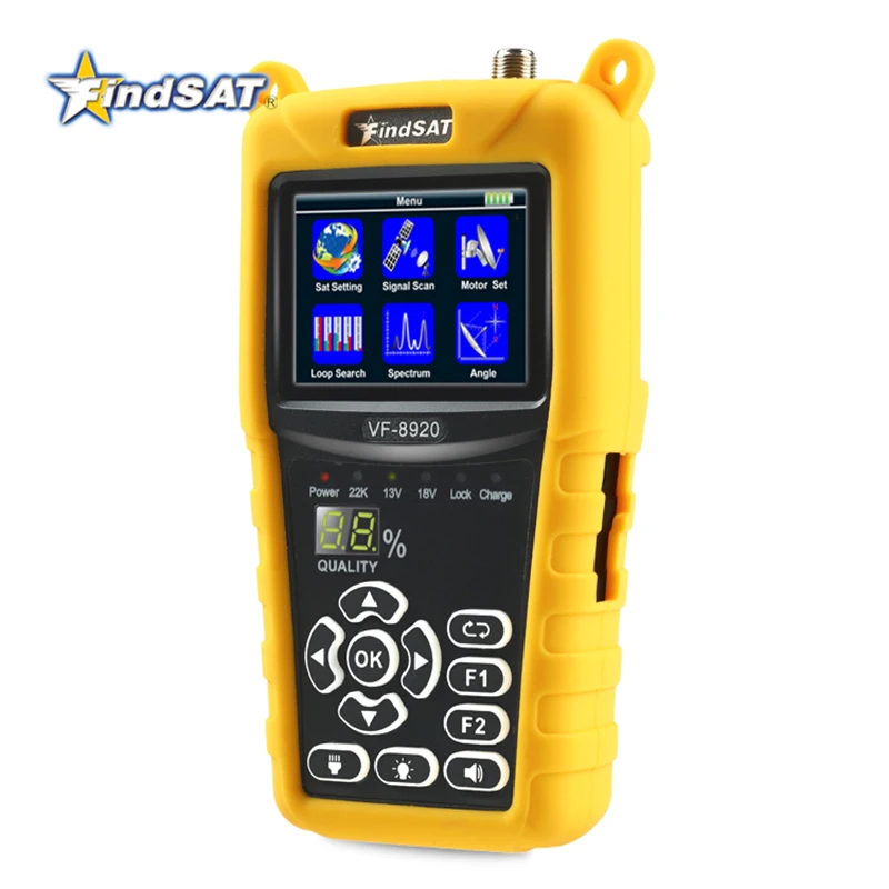 VF 8920 Meter SatFinder Digital Satfinder DVB S/S2/S2X HD приемник ТВ сигнала спутниковый декодер поиск