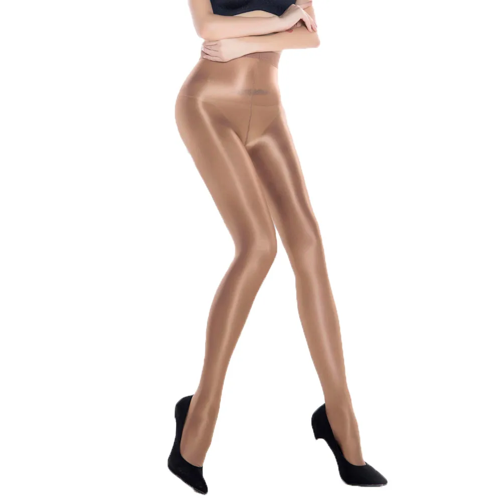

Wholesale Stockings Women High Elastic Pantyhose Oil Shiny Dance Tights Medias De Mujer Medias Pantys Woman Vestiti Chausette F