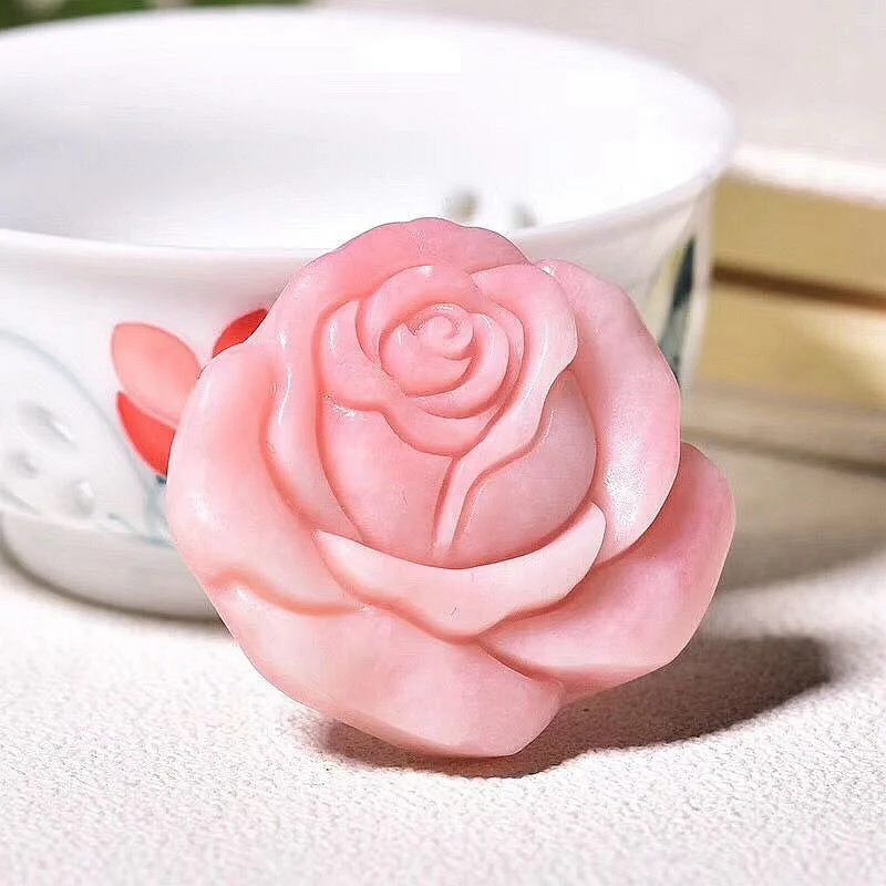 Оптовая продажа светло розовые подвески из натуральной ракушки ручная работа